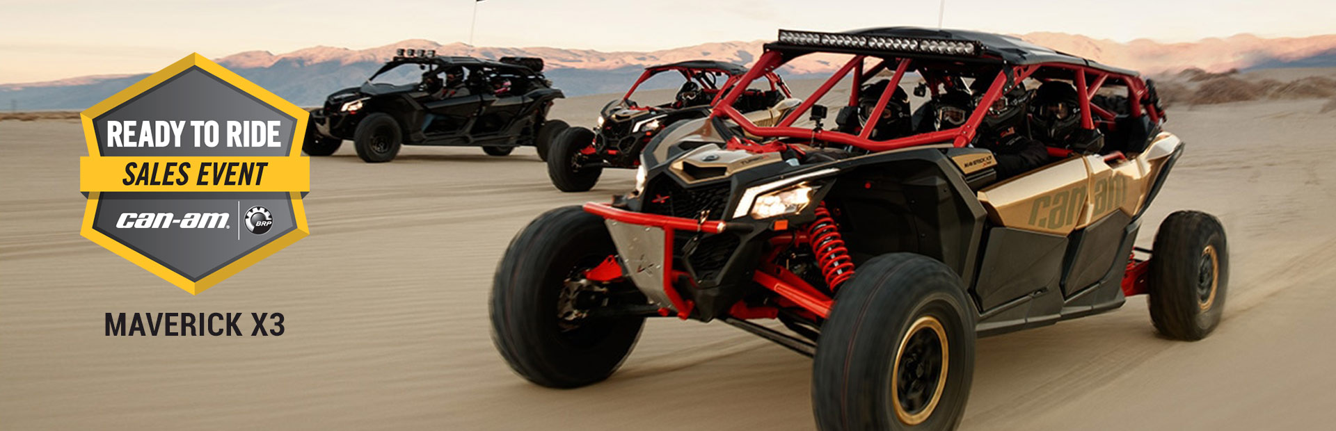Can-Am: Ready to Ride Sales Event - MAVERICK X3
